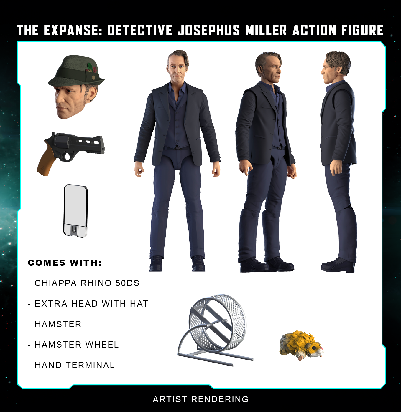 The Expanse - Detective Josephus Miller Action Figure