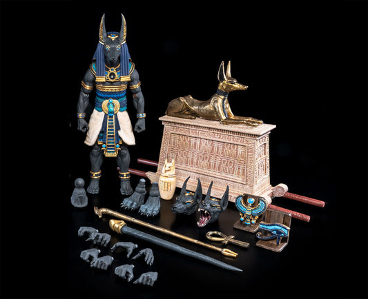 Figura Obscura: Anubis, Gods of Ancient Egypt (Black and Blue)